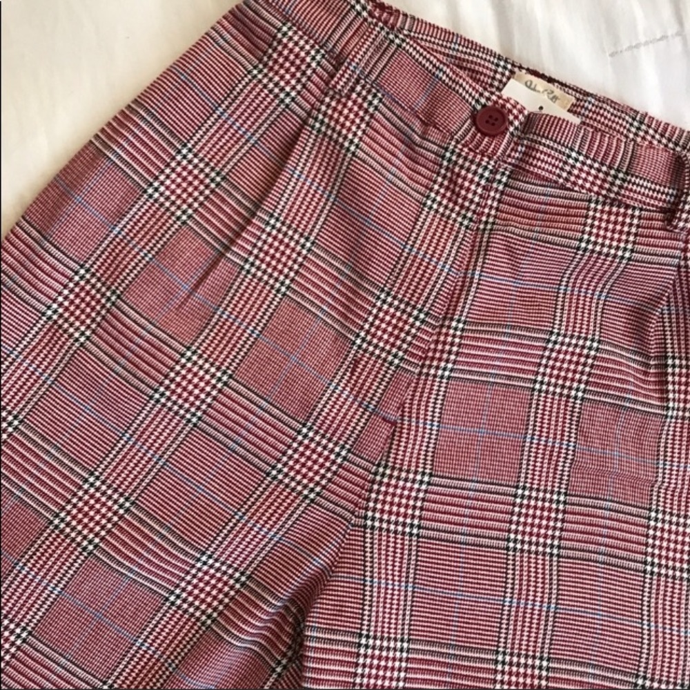 Brandy Melville Plaid John Galt Pants